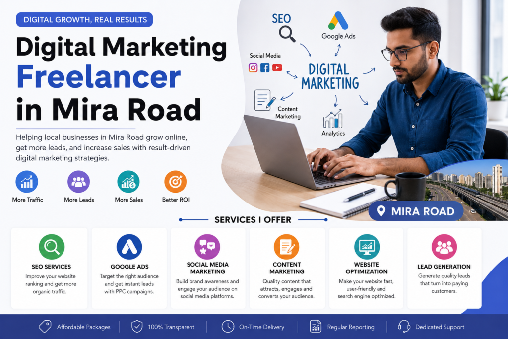 Digital Marketing Freelancer in Mira Road